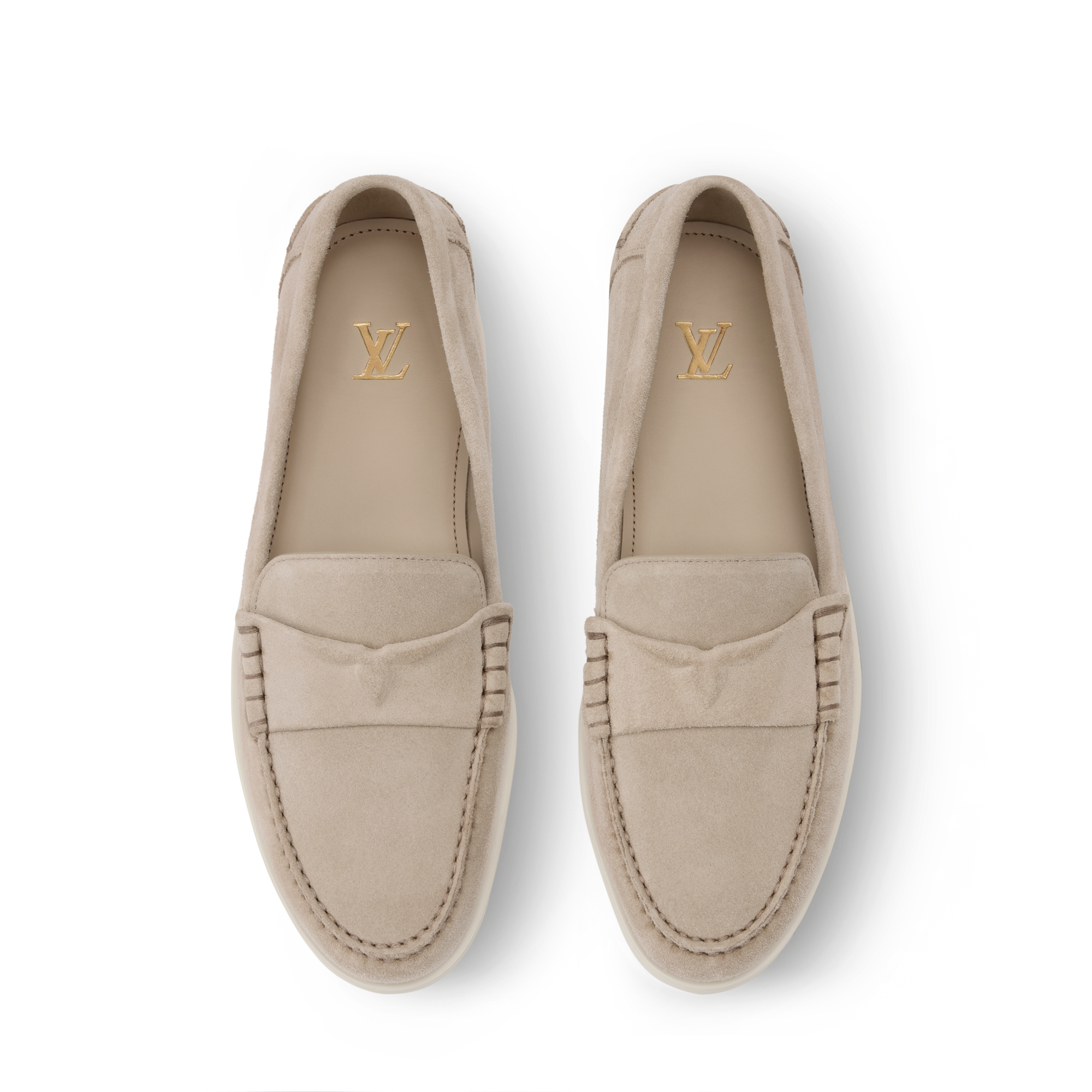 Louis Vuitton ローファー ベージュ LV Croisette Loafer - Loafers - 1AJWWB | LOUIS VUITTON